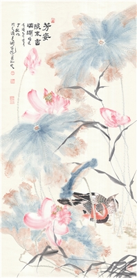 芳姿照水香满湖  王少桓