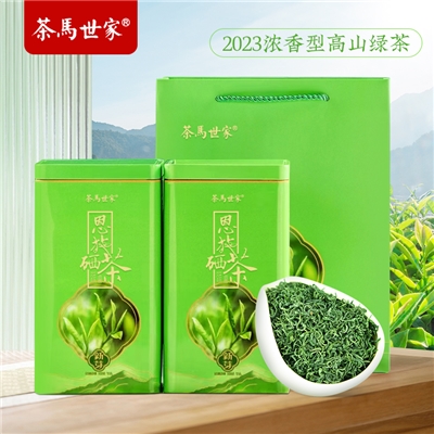 茶马世家绿茶2022新茶叶恩施富硒绿茶浓香型明前高山云雾日照春茶罐装250*2罐