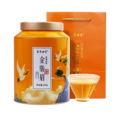 茶马世家金骏眉特级浓香型新茶正宗武夷山原产养胃红茶叶礼盒装260g