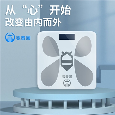 银泰园多项数据检测减肥秤智能体脂秤YT-TZC02