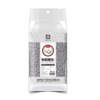 裕道府 有机黑米（无染色 东北黑米 黑香米 粗粮杂粮 真空包装） 500g