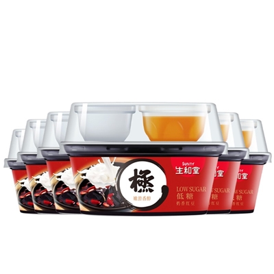 生和堂 222克奶香红豆龟苓膏6杯礼盒装 【6杯（222g）箱装】