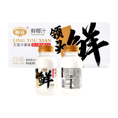 领头鲜鲜椰汁（加入原生椰子水）245g*10瓶