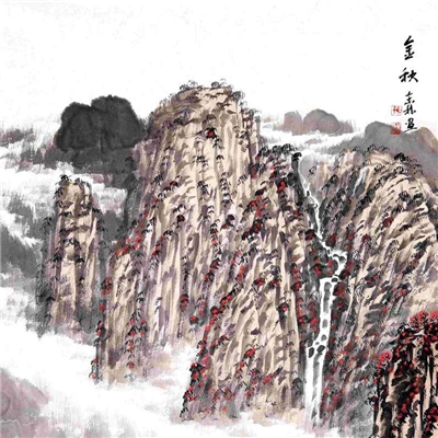 画家张东林匠心之作金秋图