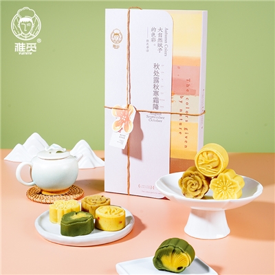 雅觅 春花秋实绿豆糕 320g